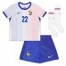 France Theo Hernandez #22 Replica Away Minikit Euro 2024 Short Sleeve (+ pants)